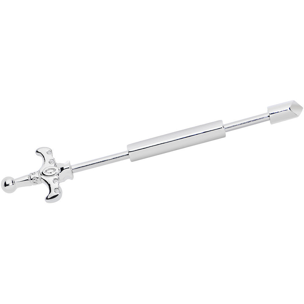 14G 1 1/2 Adjustable Sword Industrial Barbell
