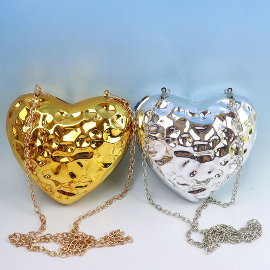 Heart Shaped Mini Purse – Elegant Acrylic Pericardium Chain Clutch, Perfect for Parties, Proms, Weddings