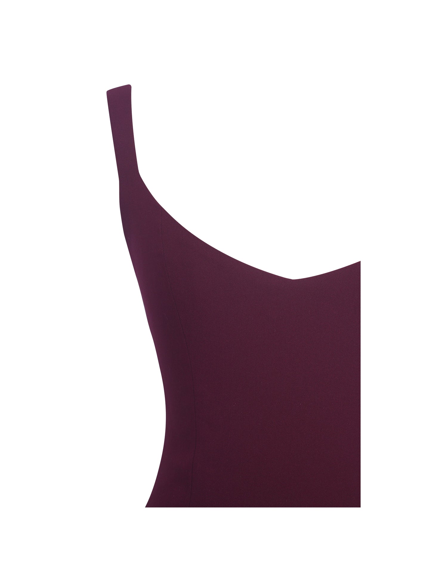 Tori Wine Red Pleated Mini Dress with Chiffon Scarf