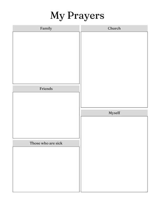 Prayer Journal