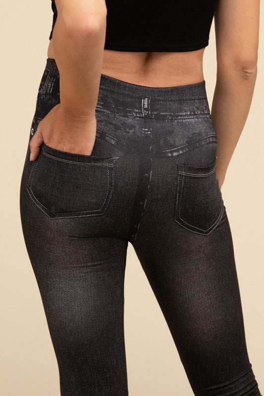 Denim Leggings