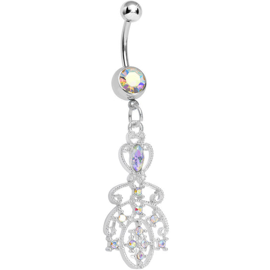 Aurora Gem Elegant Equality Dangle Belly Ring
