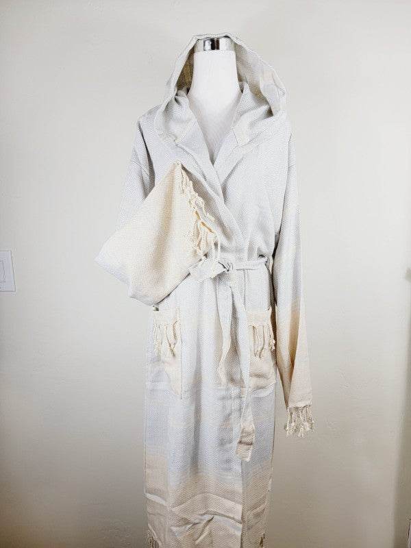 Unisex Robe, Beach or spa Robe with pockets - Ligh
