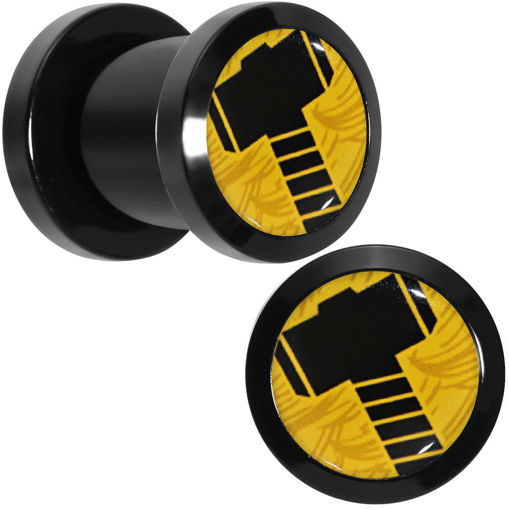 0G Licensed Hammer of Thor Acrylic Screw Fit Plugs Set