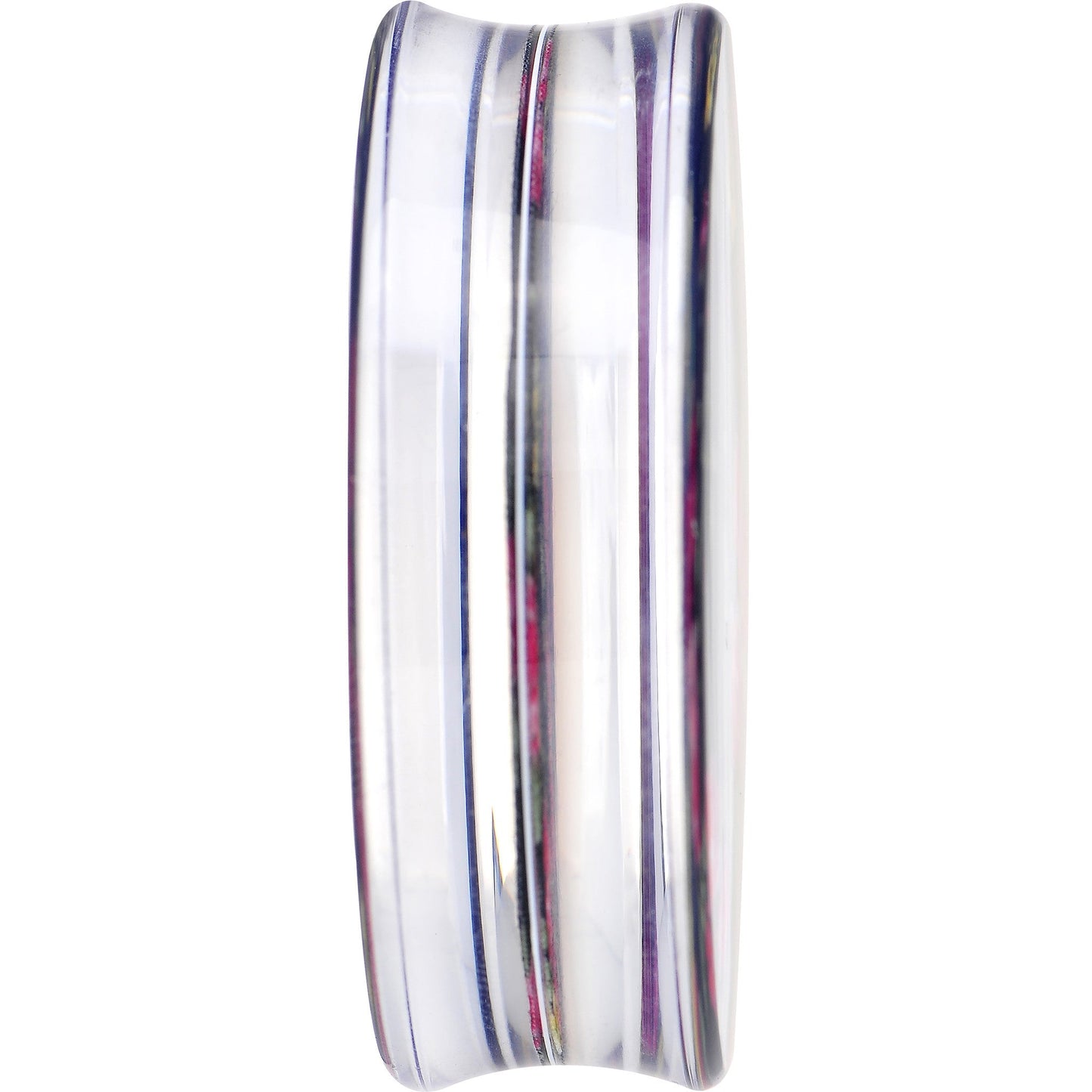 40mm Acrylic Black Multicolored Old Fashioned Flowers Saddle Plug