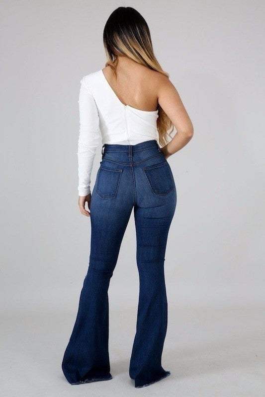 Skylar Bell Bottom Jean- Inseam 32"