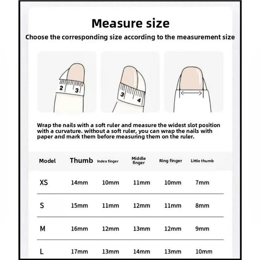 1014- Handmade press on nails fake nails removable