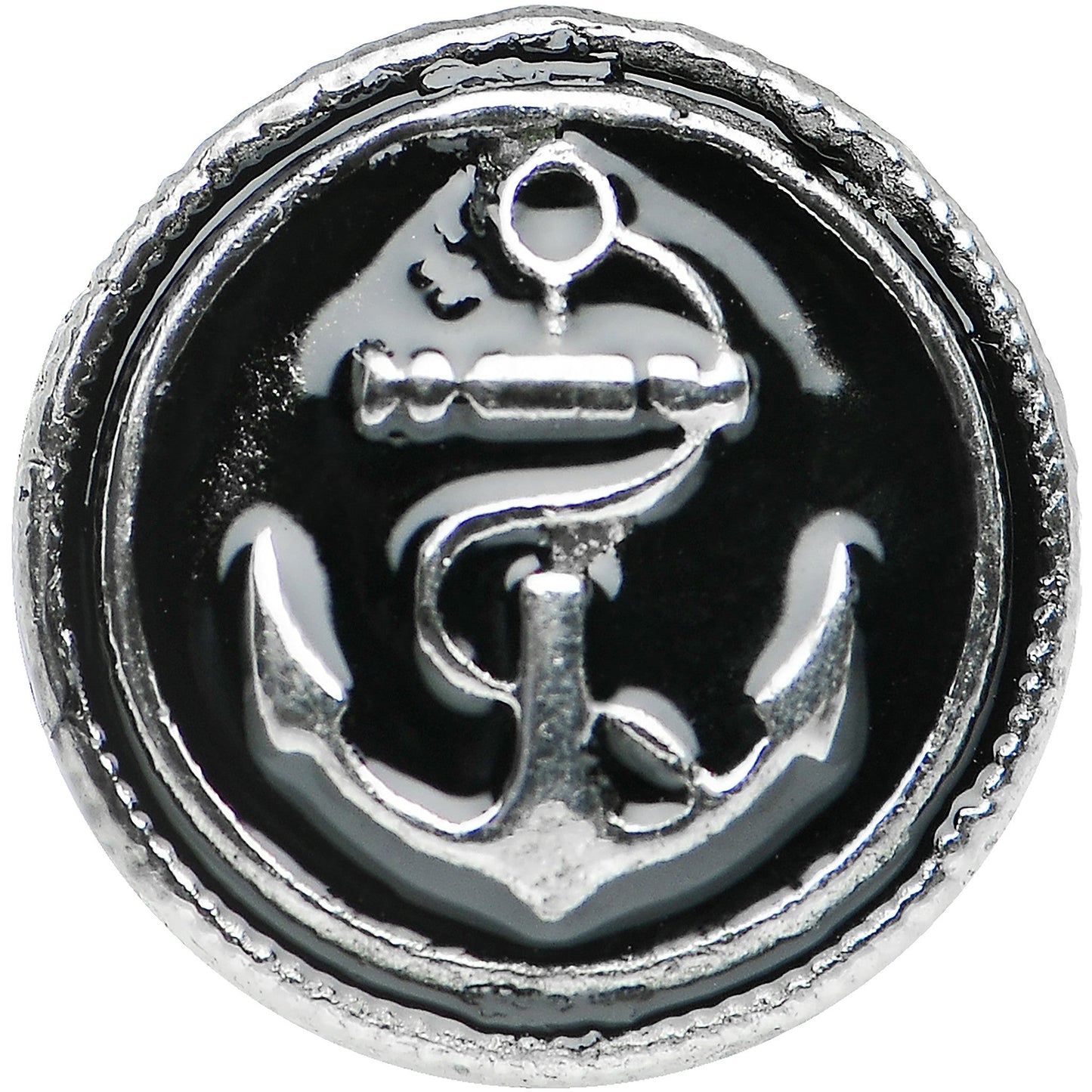 0G Stainless Steel Vintage Nautical Anchor Screw Fit Plug