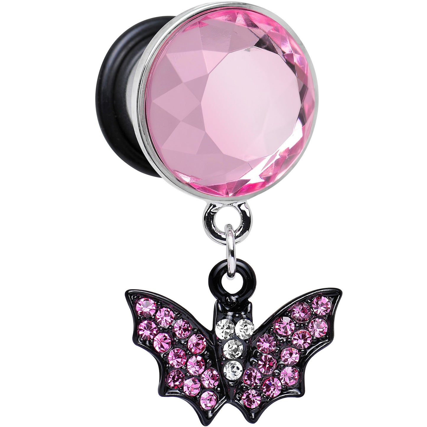00G Pink Gem Night Belongs to the Bat Steel Plug