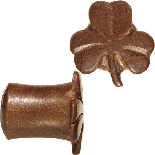 00G Organic Sabo Wood Shamrock Saddle Plug Set