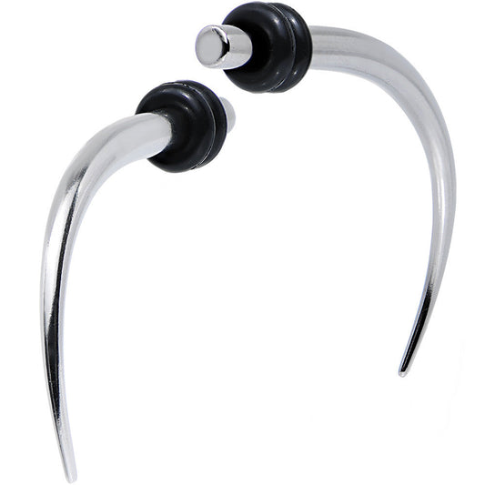 10G Stainless Steel Claw of Keres Curved Taper Set