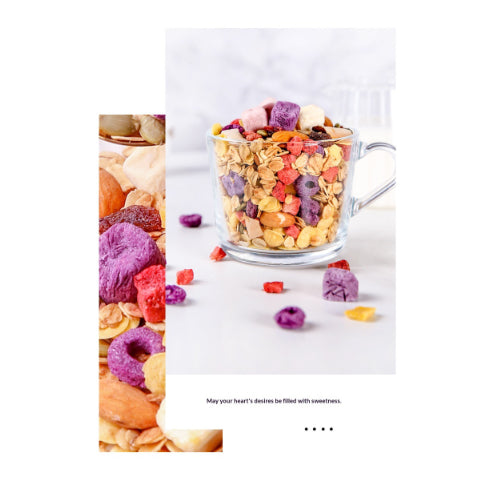 Oatmeal Nutritious Breakfast Ready-to-eat Meal Replacement Yogurt With Fruit Pieces Baked Cereal Oats