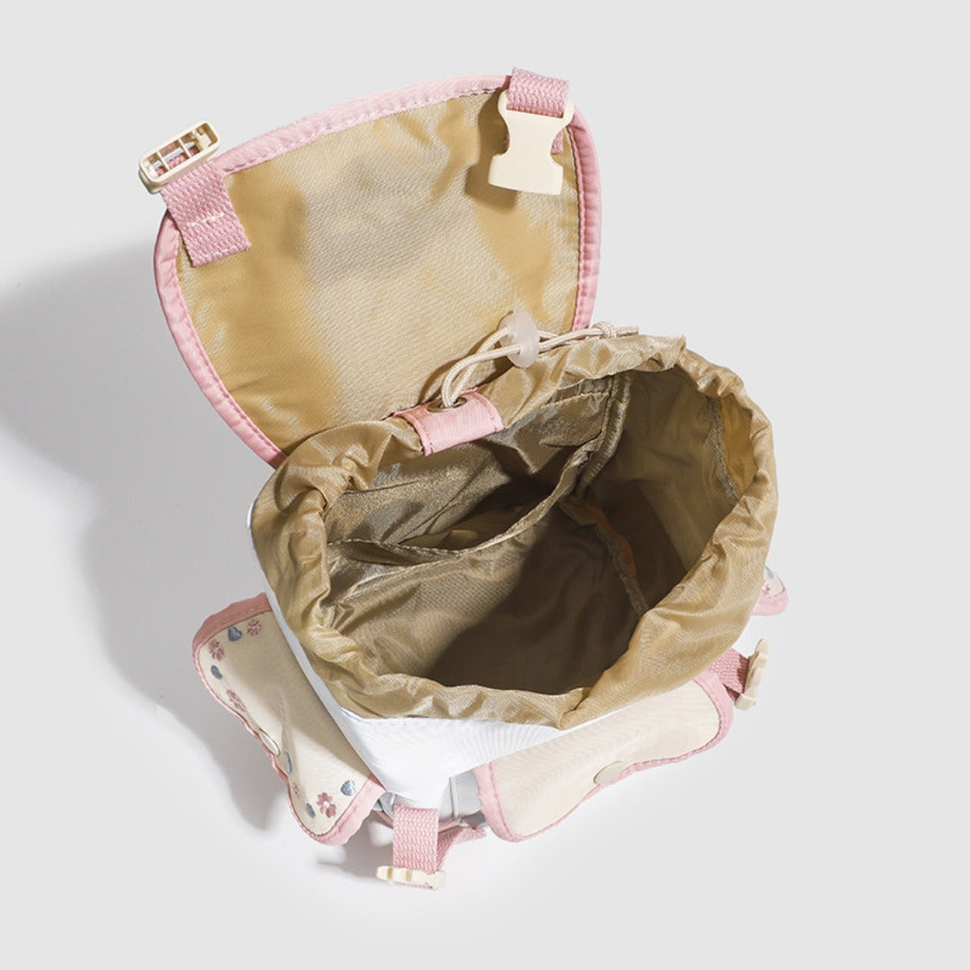 Cute embroidered backpack for girls, school bag for girls teens, backpack purse large capacity