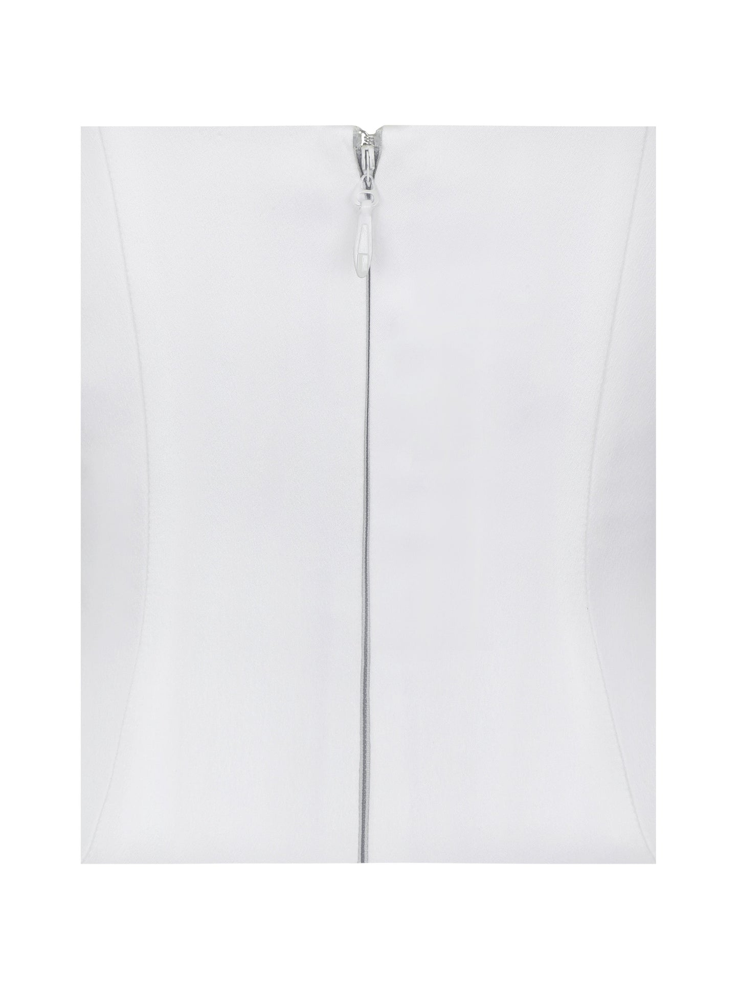 Siena White Satin Sweetheart Wedding Gown