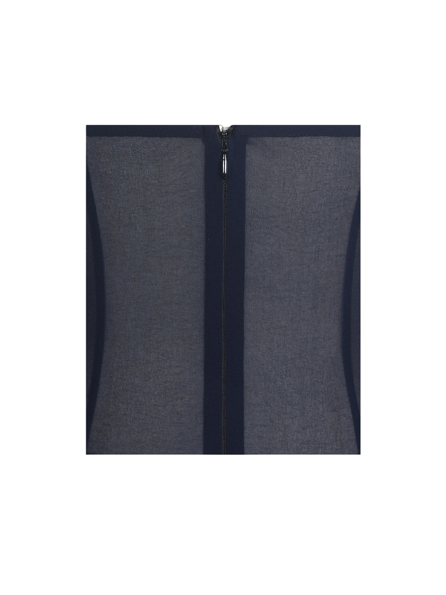 Juliette Navy Blue Polka Dot Chiffon Maxi Dress