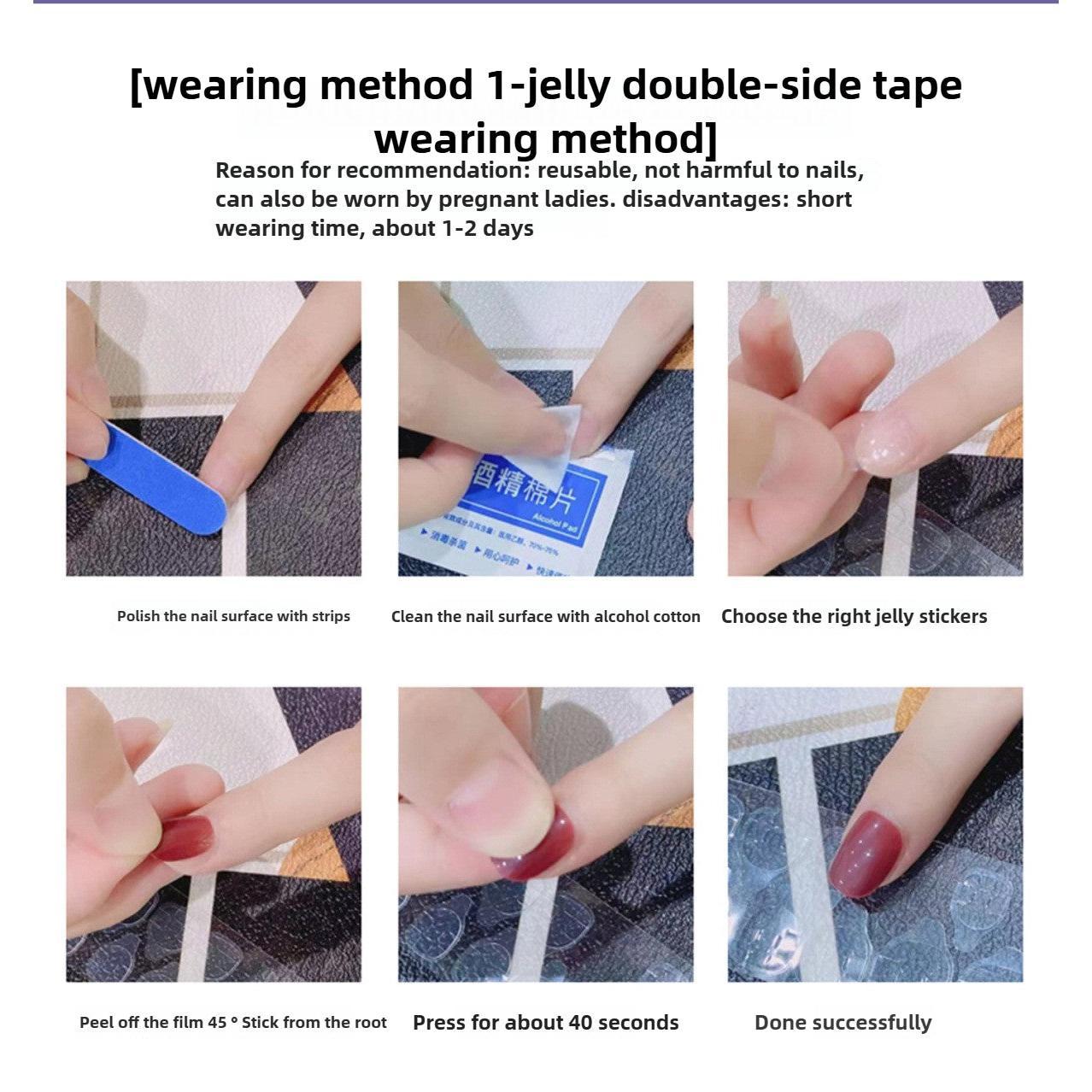 1052- Handmade press on nails fake nails removable Handmade Drawing Nails