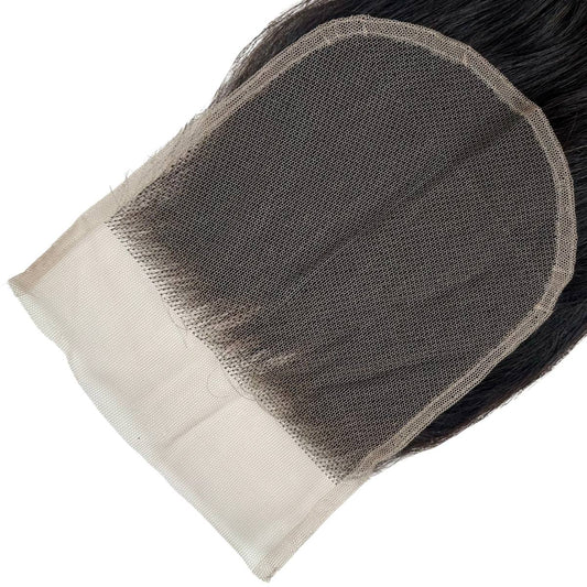 Raw Vietnamese Straight 5x5 Swiss Closure
