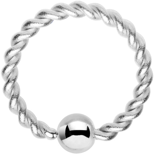 16G 5/16 Seriously Twisted BCR Captive Ring