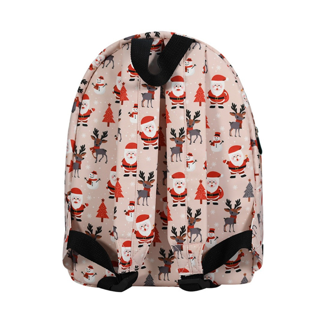 Nylon waterproof printed backpack, stylish large capacity women's travel backpack purse, storage backpack,