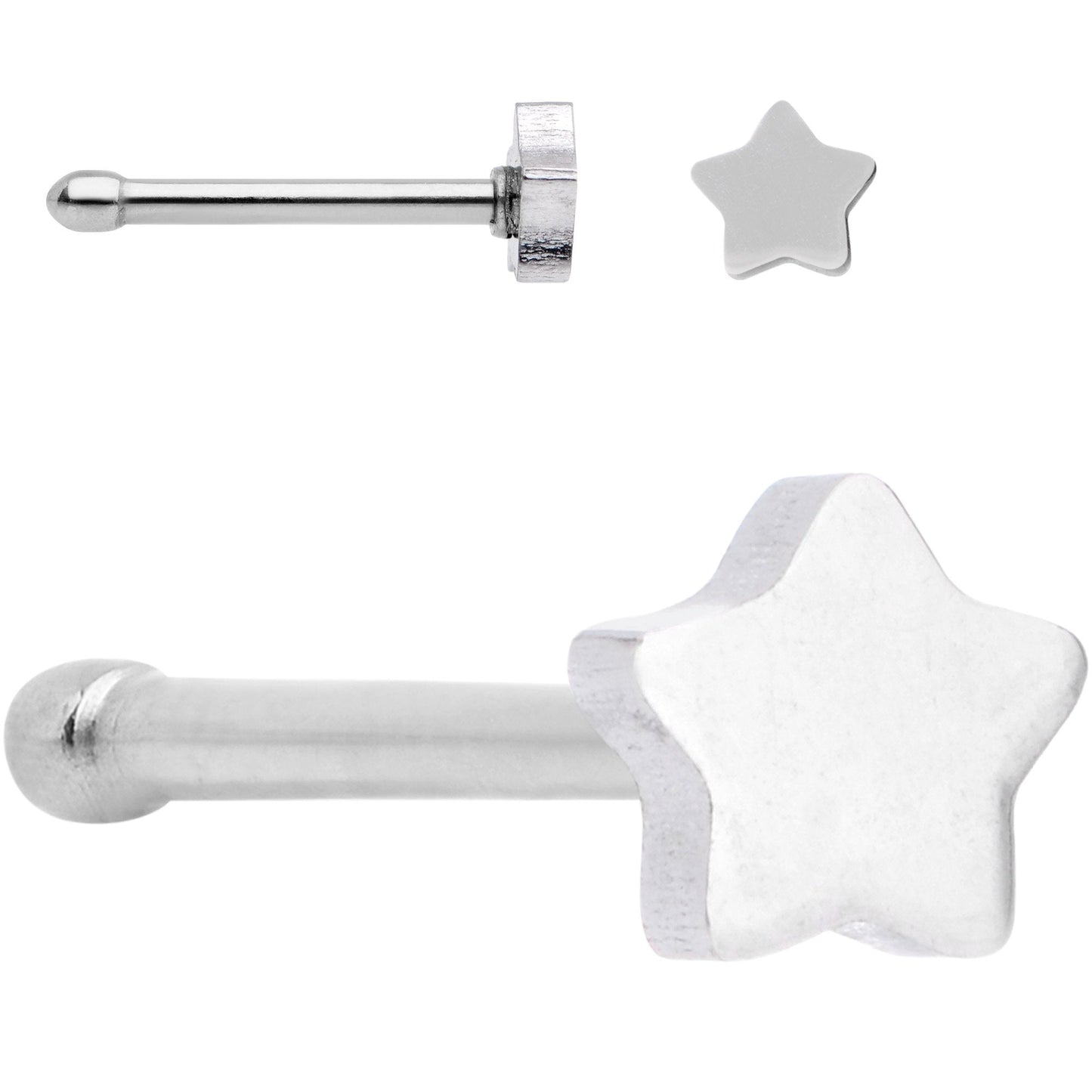 1/4 Clear Gem Cosmic Universe Nose Bone 6 Pack Set