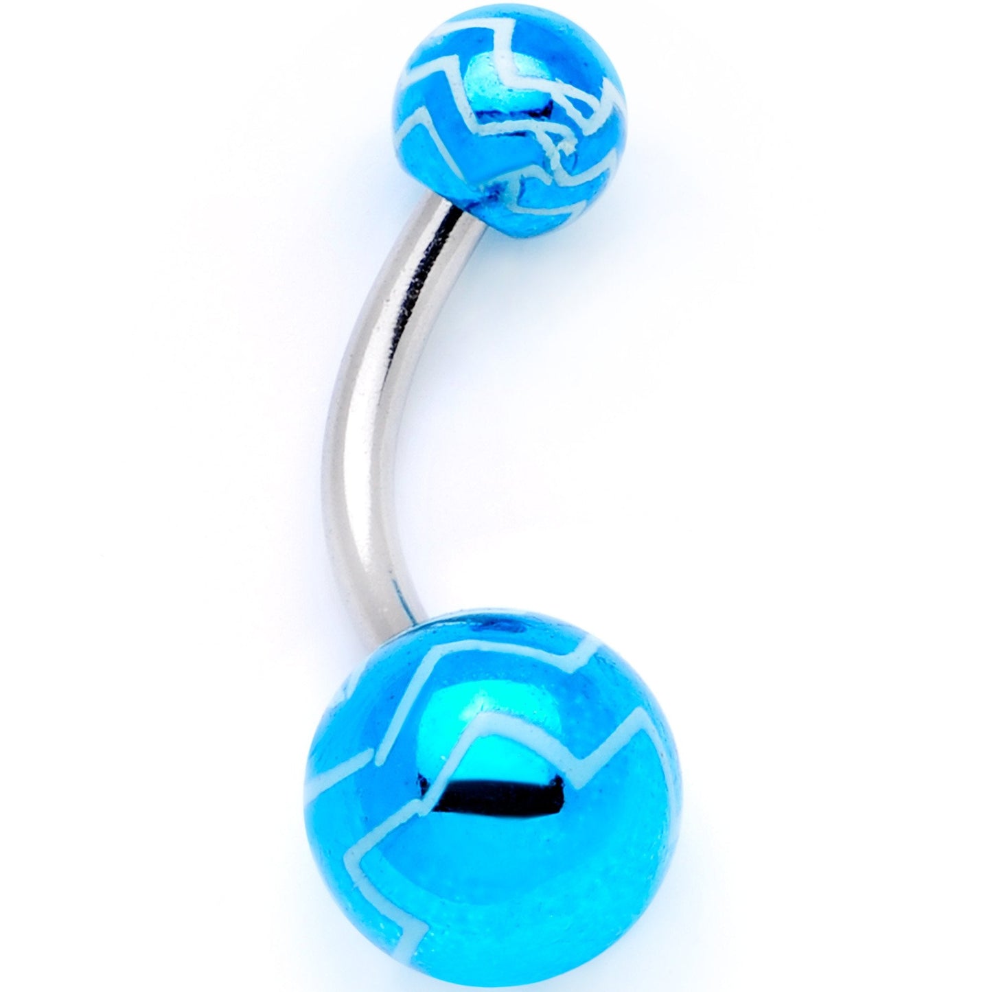 Parade of Color Zig Zag Party Pack Belly Ring Set of 4