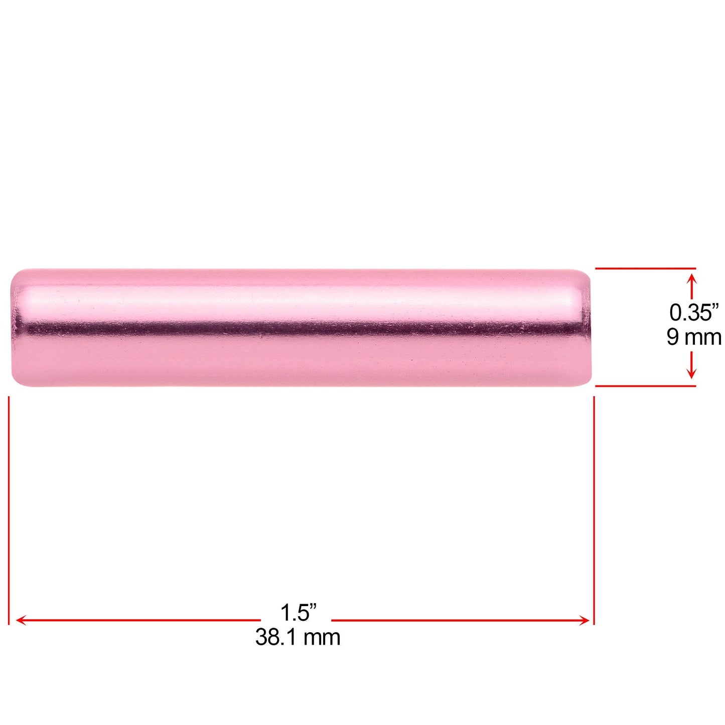 5mm to 6mm Pink Aluminium Body Piercing Ball Removal Tool For Piercings