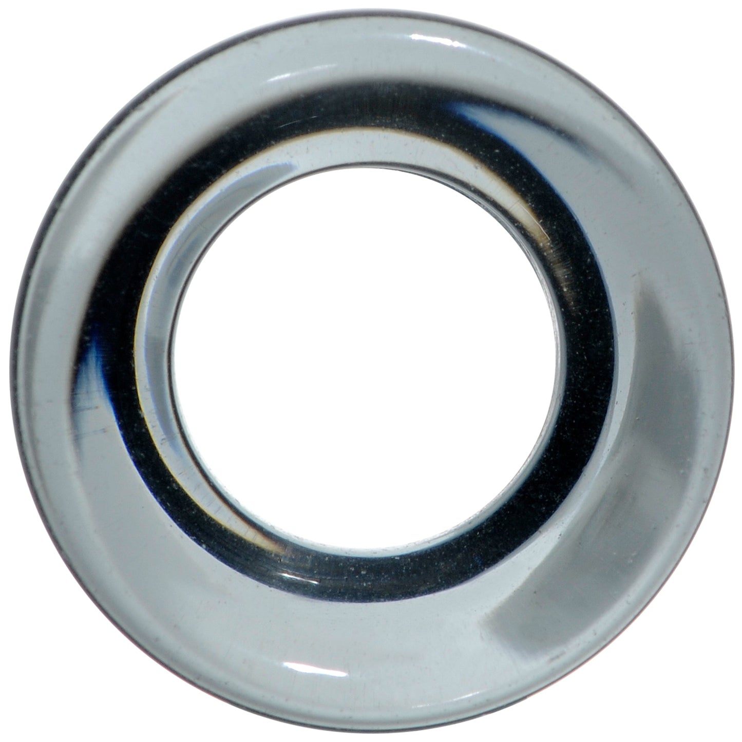 Translucent Black Glass Tunnel Plug Set 2G to 1 Inch