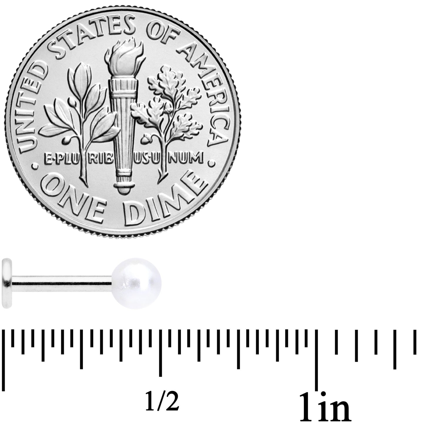 16G 5/16 Clear Gem Flower Labret Tragus Set of 3