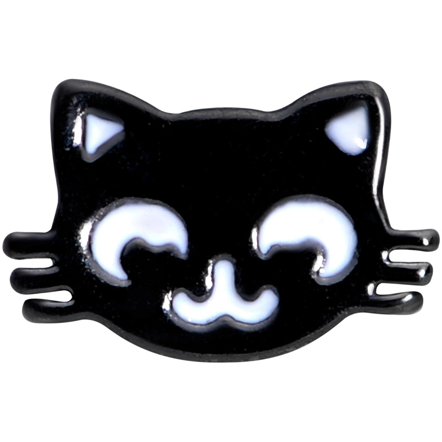 16G 5/16 Black Cat Mouse Halloween Labret Monroe Tragus