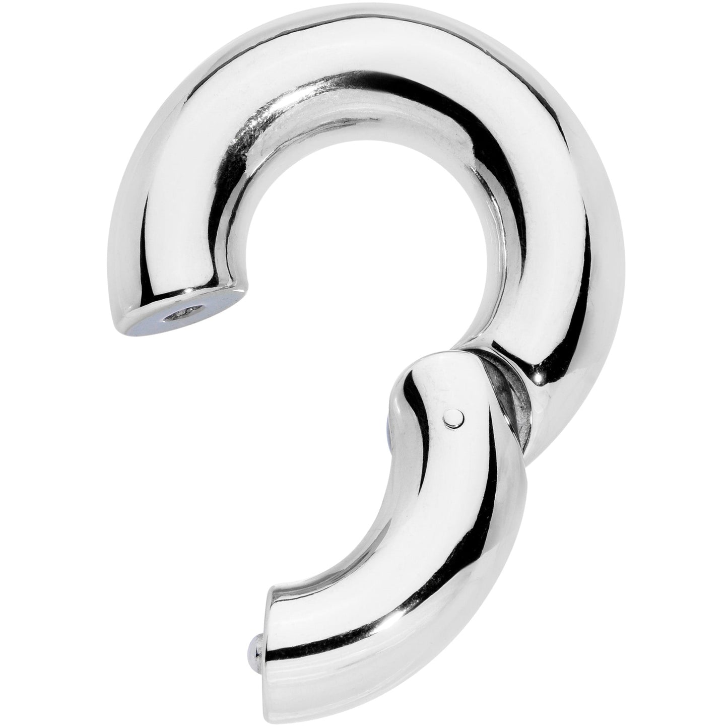 0G 9/16 Stainless Steel Hinged Segment Ring