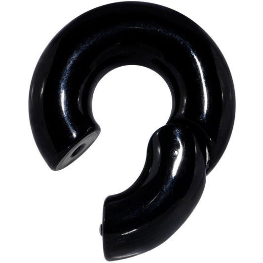 00G 1/2 Black PVD Steel Hinged Segment Ring