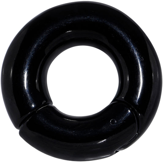 00G 5/8 Black PVD Steel Hinged Segment Ring