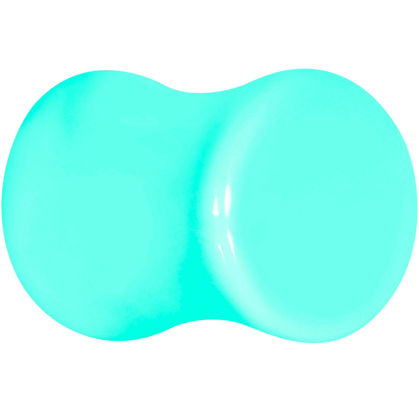 Aqua Acrylic Saddle Plug Set 8G to 00G