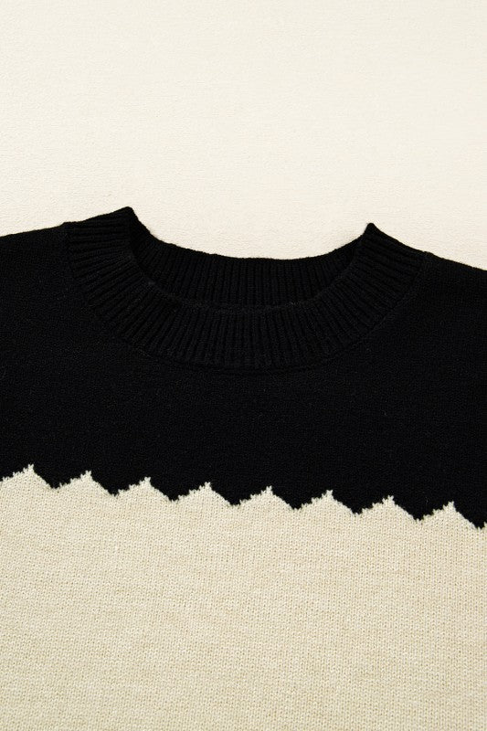 Harper Colorblock Drop Shoulder Sweater