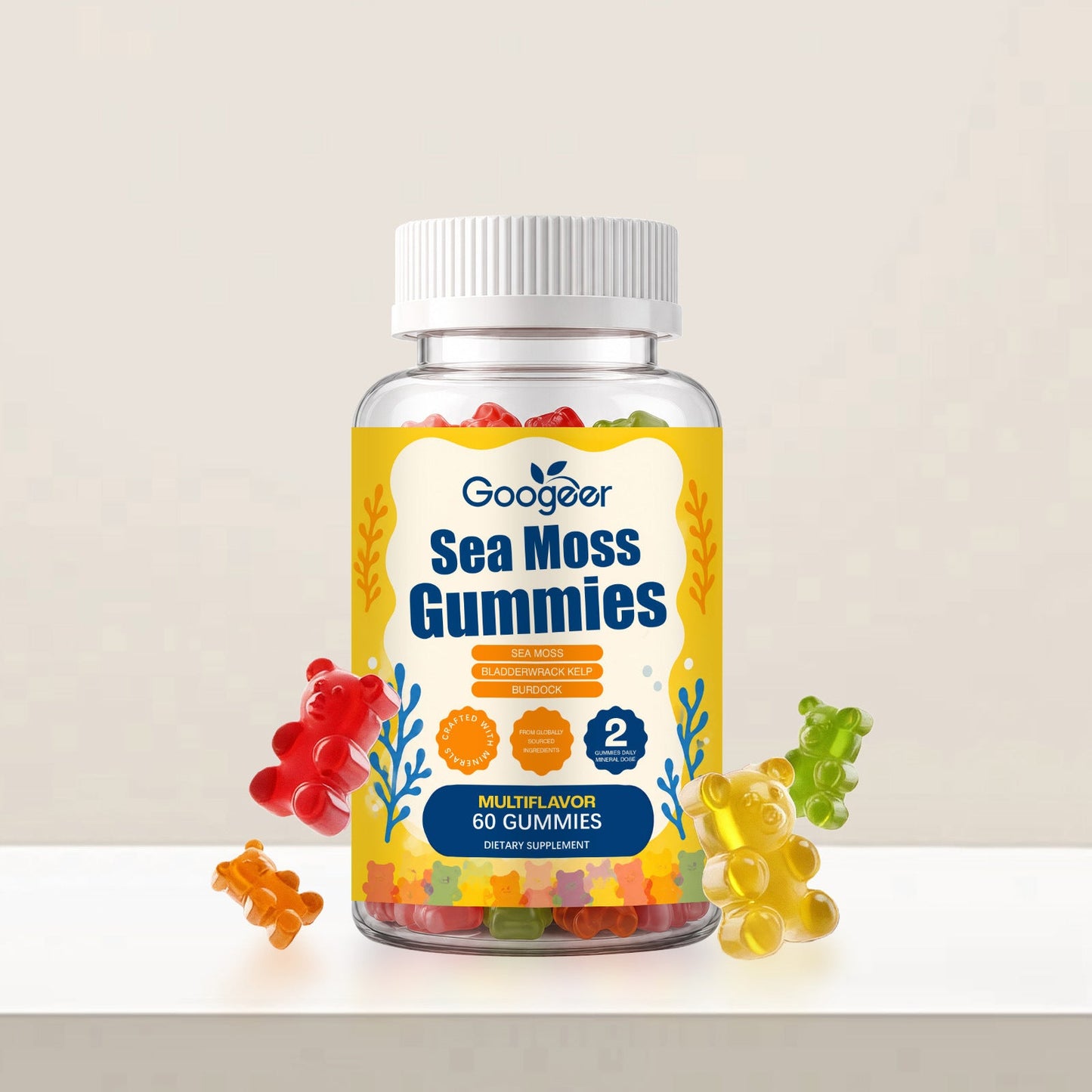 Seaweed-Nutrient Flavored Gummies
