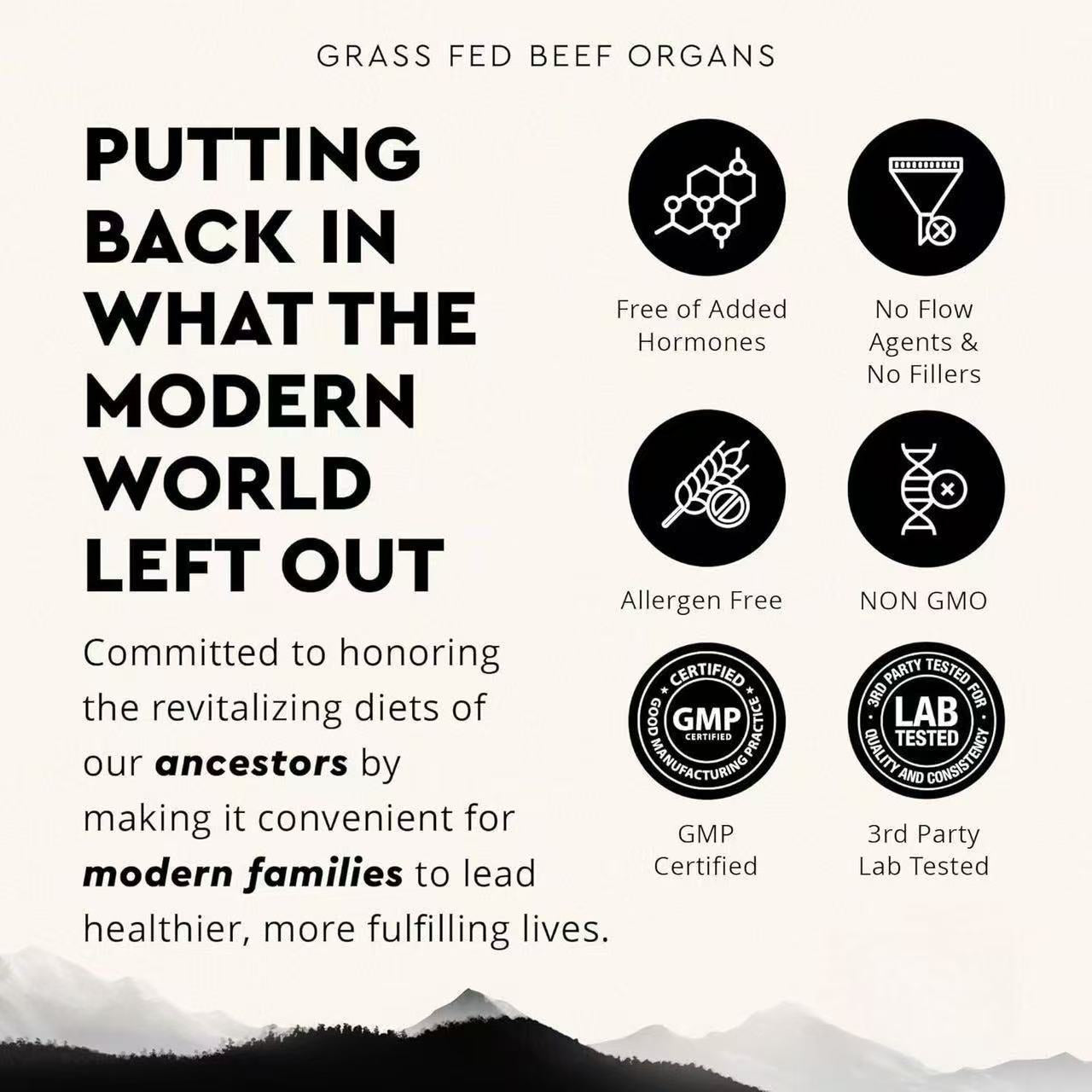 Beef Offal Capsules 90 Count