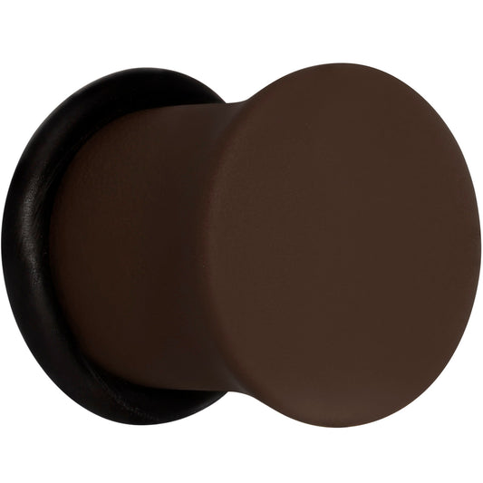 Delicious Dark Brown Matte Acrylic Single Flare Plug Set