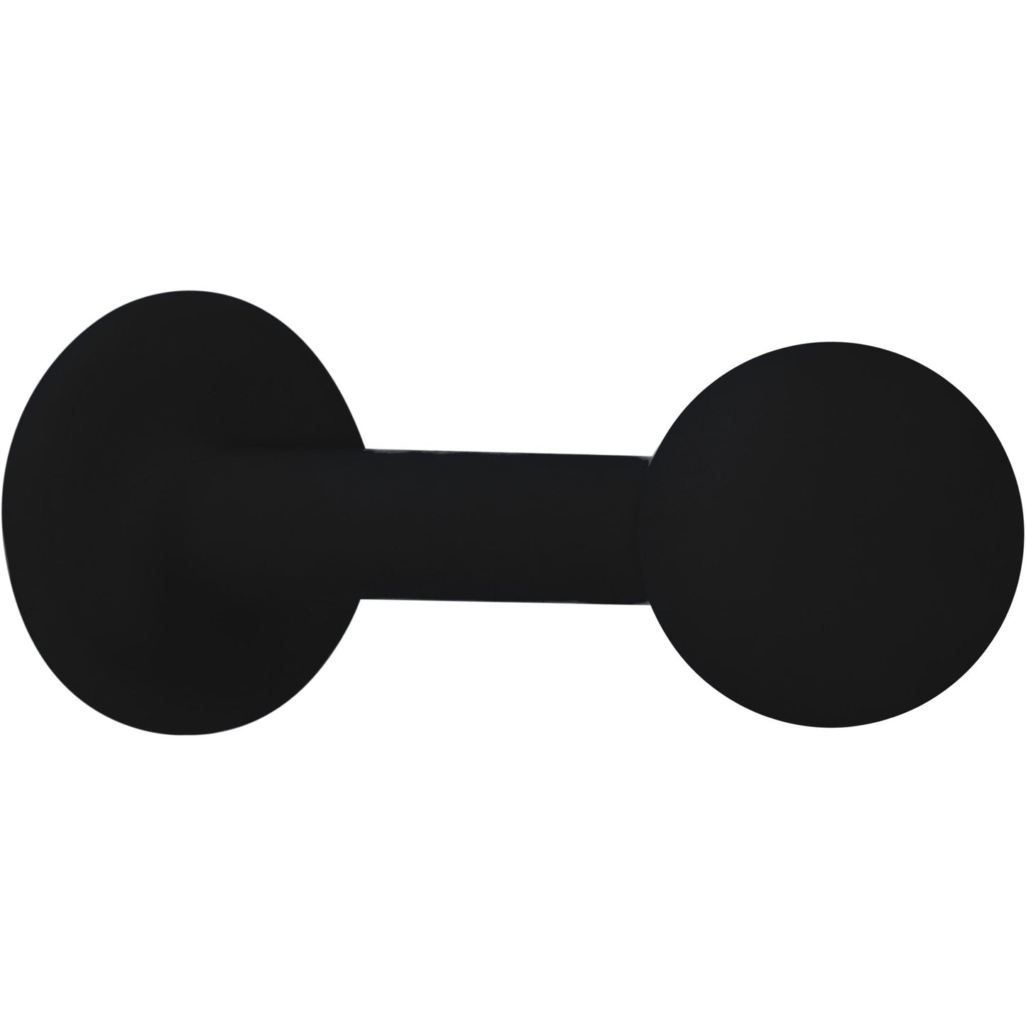 16G 5/16 Black Acrylic Matte Labret Monroe Tragus