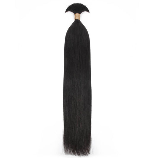 Straight Bulk Human Hair Extensions