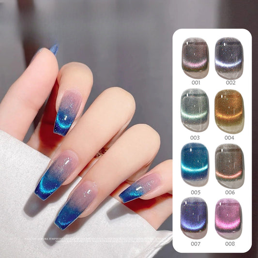 1058 Nail art dream dynamic spar cat's eye nail polish glue phototherapy nail glue for press on nails