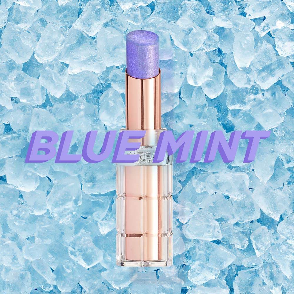 L'Oreal Paris Makeup Colour Riche Plump and Shine Lipstick, for Glossy, Radiant, Visibly Fuller Lips with an All-Day Moisturized Feel, 109 Blut Mint Plump, 0.1 oz.