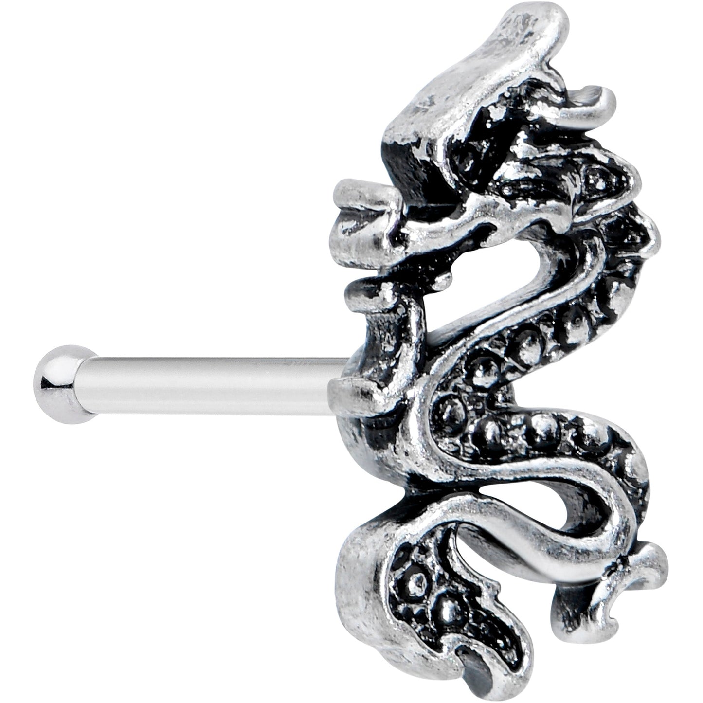 20G 1/4 Regal Medieval Dragon Nose Bone