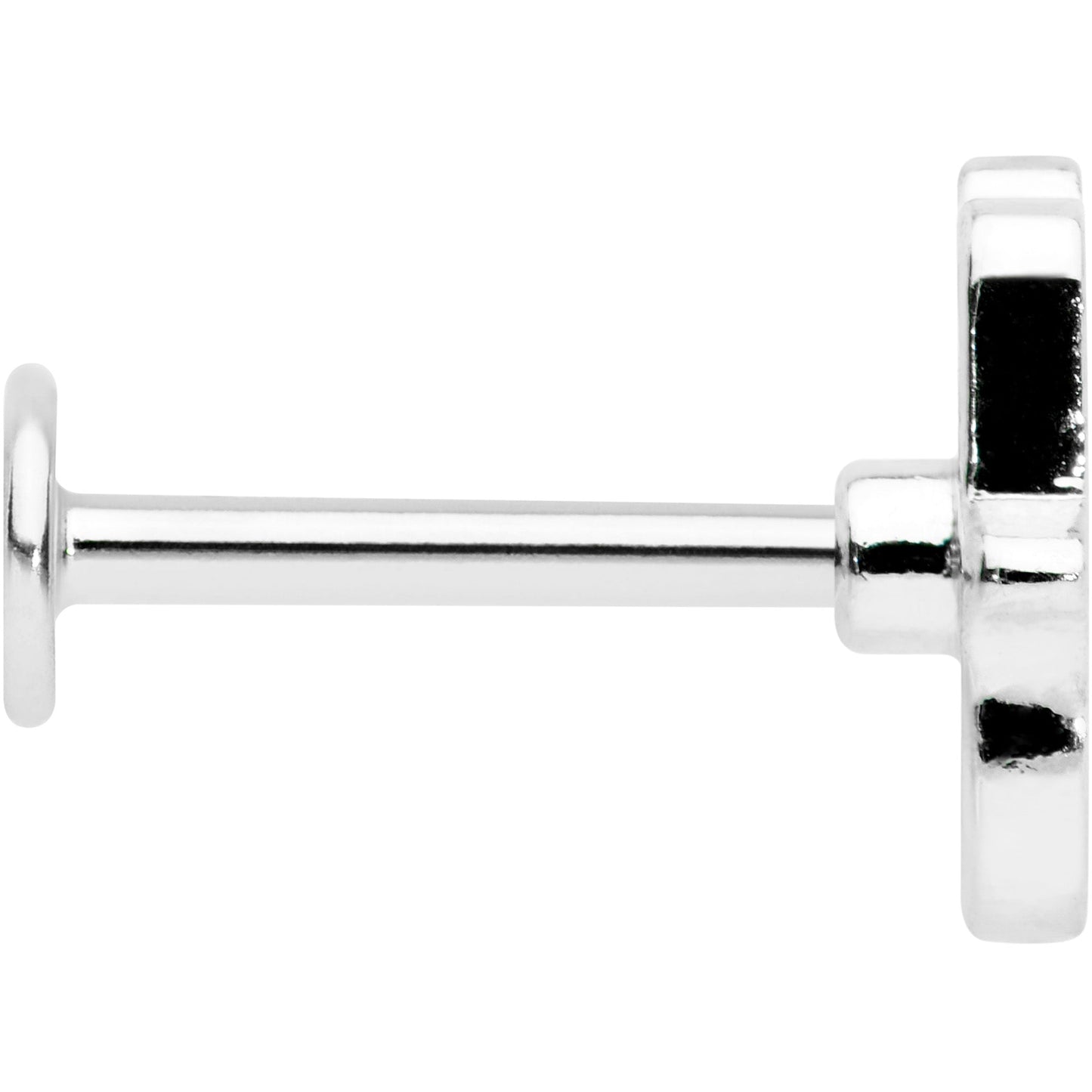 16G 5/16 Clear Blue Gem Eye Hamsa Hand Labret Monroe Tragus