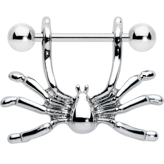 14G 7/16 Crawly Spider Halloween Nipple Shield Set