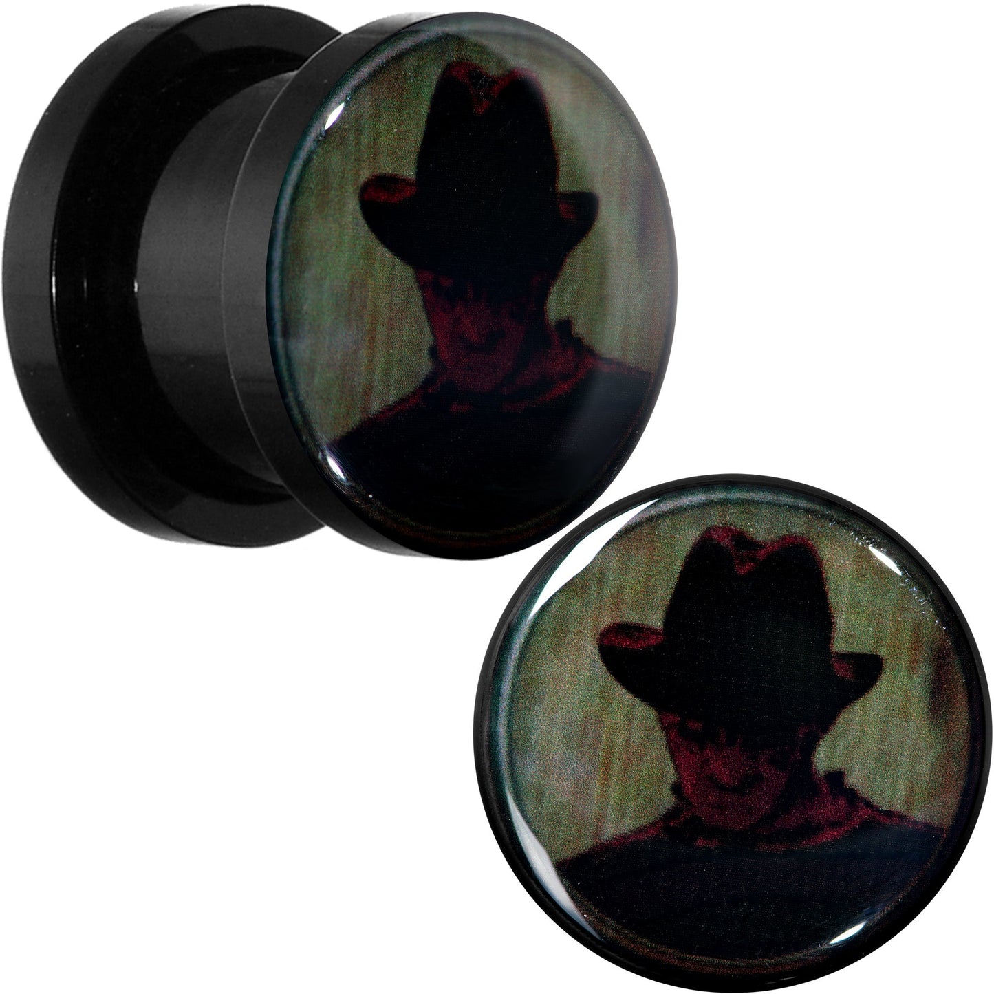 Licensed Nightmare on Elm Street Dark Freddy Screw Fit Plug Set