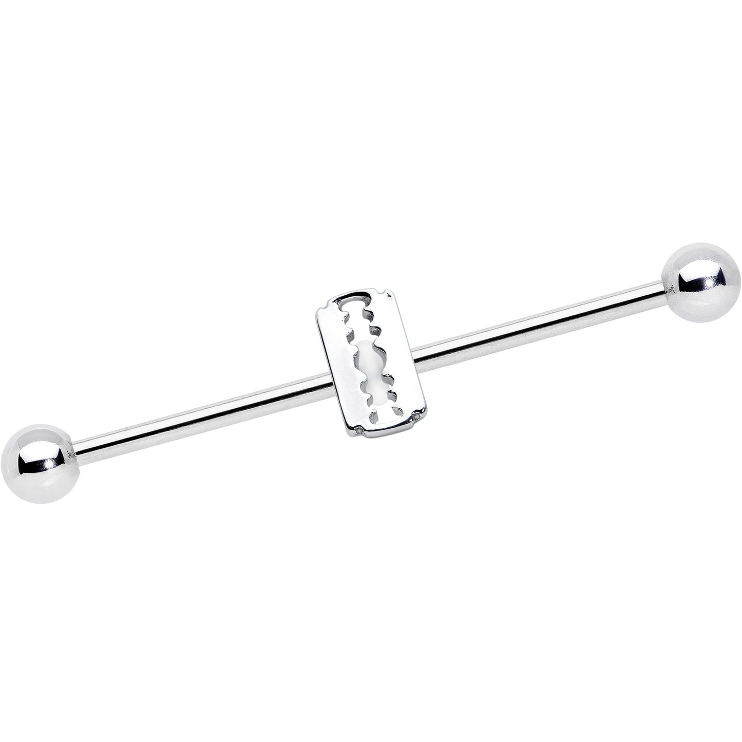 14G Razor Blade Industrial Barbell 38mm