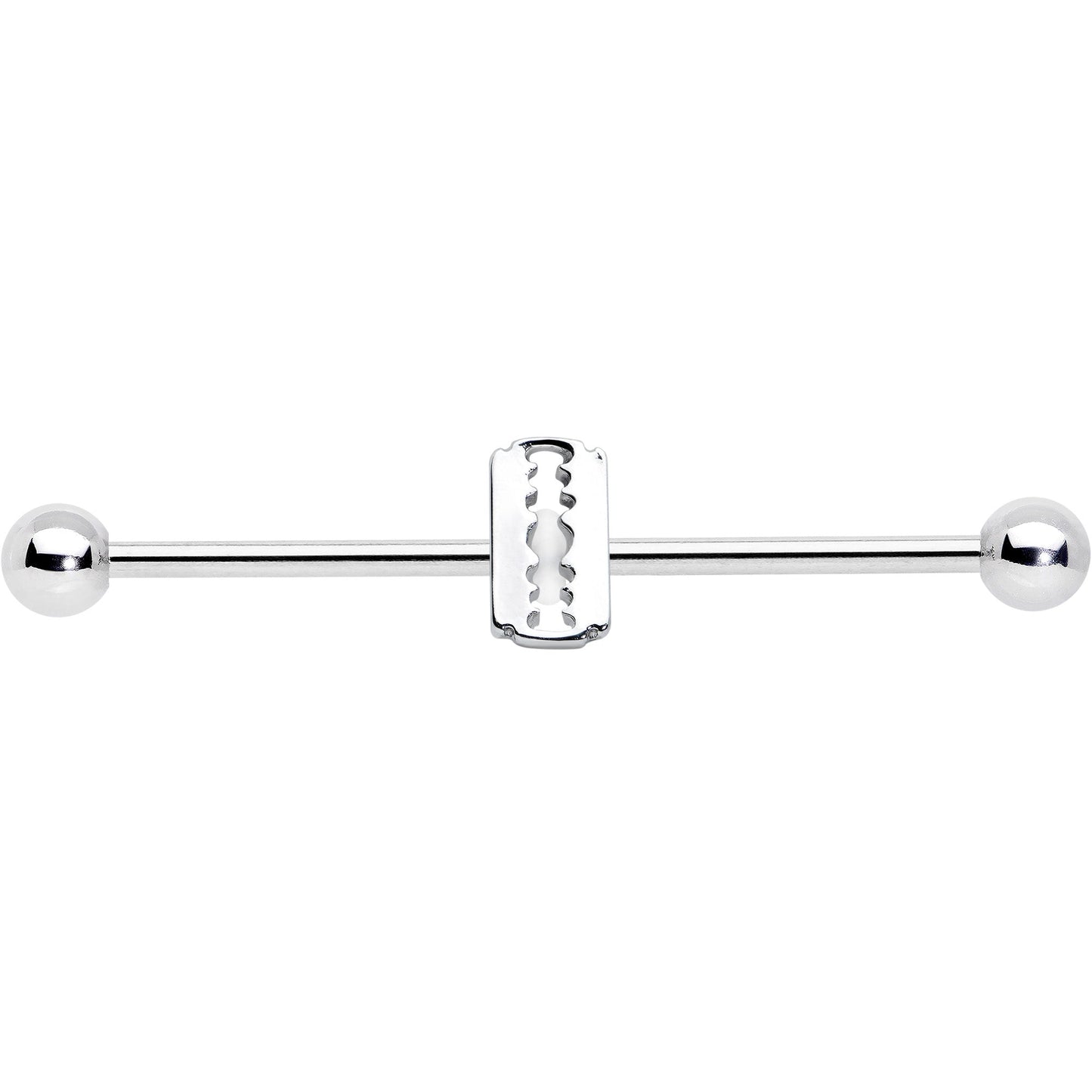 14G Razor Blade Industrial Barbell 38mm