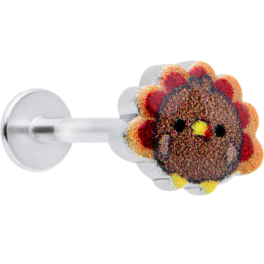 16G 5/16 Sweet Tiny Turkey Thanksgiving Labret Monroe Tragus