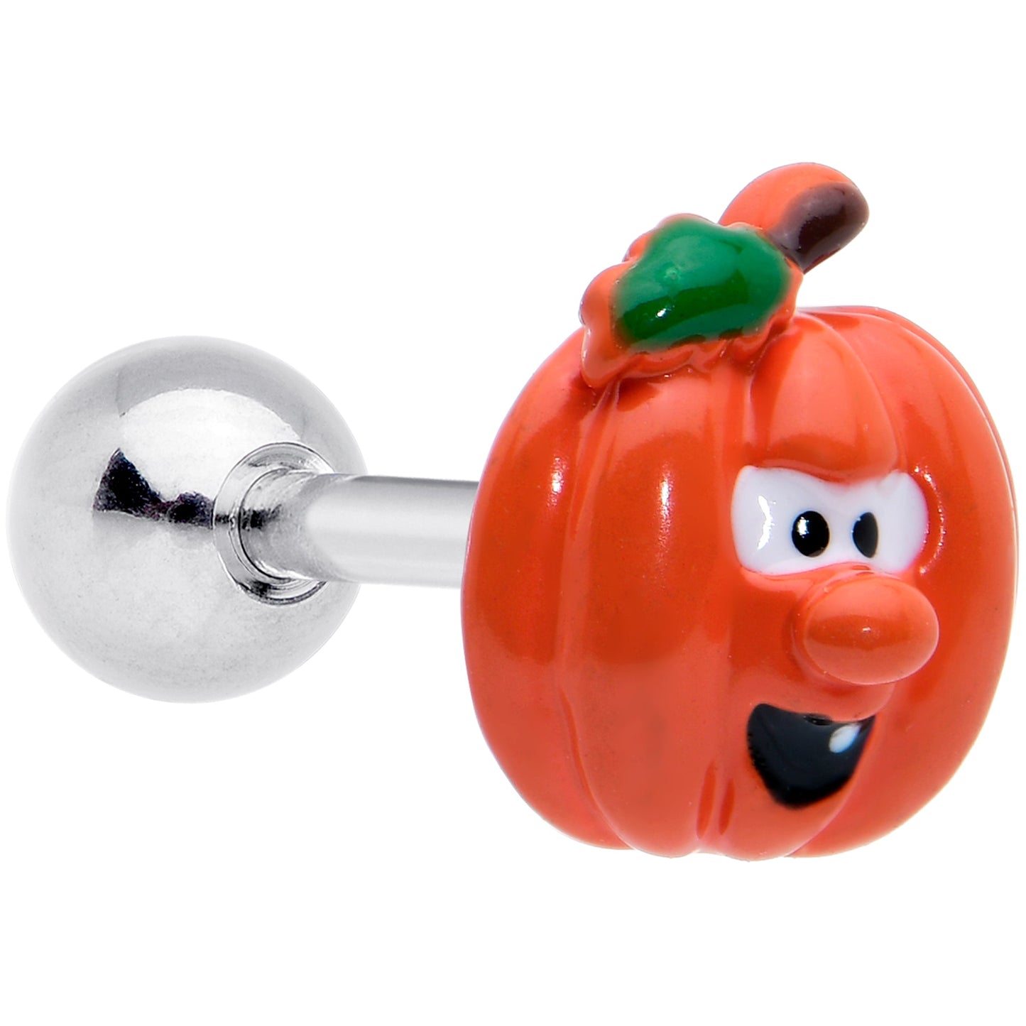 16G 1/4 Witch Ghost Pumpkin Cartilage Tragus Earrings Set of 3