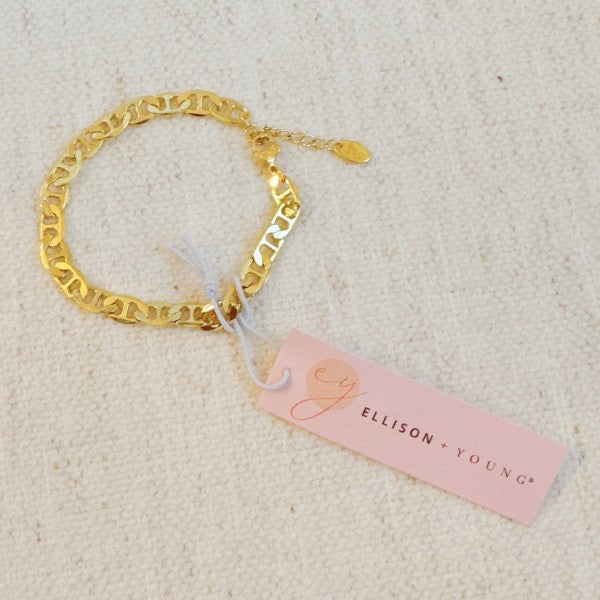 Horse Bit Linked Chain Bracelet